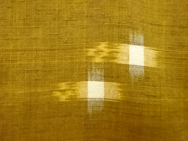  未使用品　本場久米島紬着物